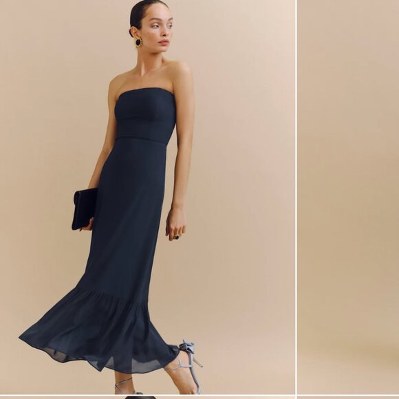 Reformation Arta Dress, Size 0, Color: Mineral - Picture 3 of 5